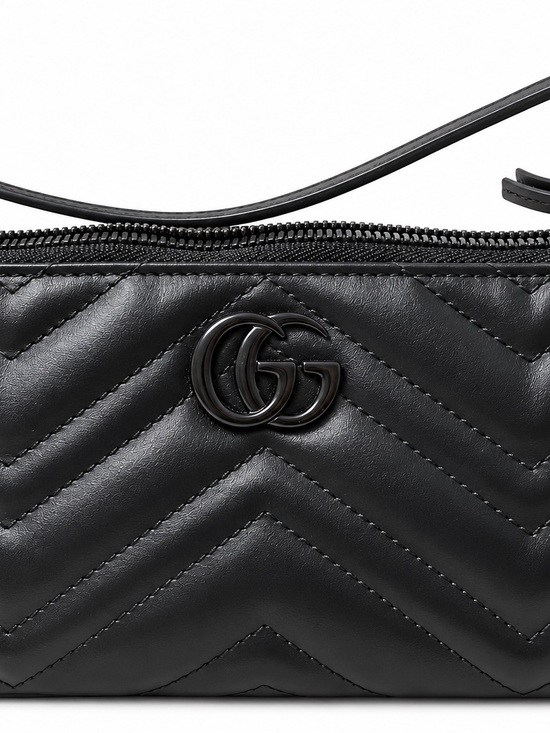 Gucci Handbags - Gucci Authentic Black GG Marmont Sling Shoulder Bag new never worn
